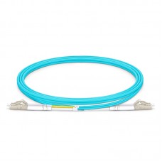 PATCH CORD F.O. LC/LC 2xLC 3m DUPLEX 50/125 MULTIMODE OM3 OPTICAL FIBER PATCH CORD
