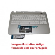 Teclado PT HP 15-P Top Cover s/TouchPad Teclado PT HP 15-P Top Cover s/TouchPad