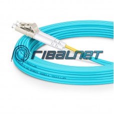 PATCH CORD F.O. LC/LC 2xLC 5m DUPLEX 50/125 MULTIMODE OM3 OPTICAL FIBER PATCH CORD