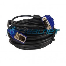 Cabo VGA DB15M / DB15M 15m Blindado VGA