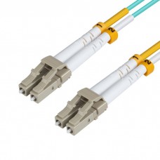 PATCH CORD F.O. LC/LC 2xLC 0.5m DUPLEX 50/125 MULTIMODE OM3 OPTICAL FIBER PATCH CORD