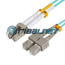 LC/UPC-SC/UPC 10m 50/125 OM3 OPTICAL FIBER PATCH CORD