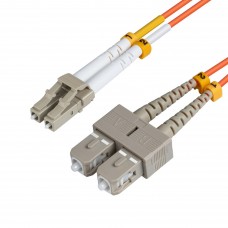 LC/UPC-SC/UPC 2m 62.5/125 OM1 OPTICAL FIBER PATCH CORD