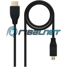 Cabo Micro HDMI V1.4 A/M-D/M HDMI 1m MICRO-HDMI