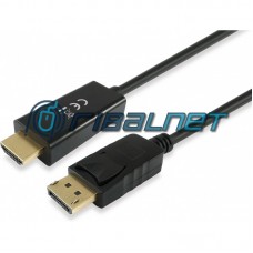 CABO DP DISPLAYPORT M A HDMI 2M DISPLAYPORT