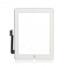 Apple iPad 3&4 Digitizer Touch Screen and Front Glass White (no HOME button)