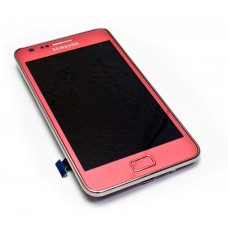 Samsung Galaxy S2 i9100 Touch and LCD Assembly PINK