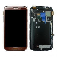 Samsung Galaxy Note II 2 LCD TOUCH ASSY MARRON