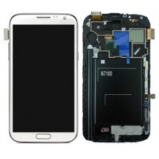 Samsung Galaxy Note II 2 LCD TOUCH ASSY WHITE