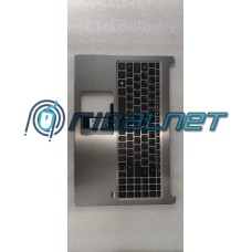 Teclado PT ACER COVER.UPPER.SILVER.W/KB.PORTUGAL.BL FINGER PRINT FRISO DOURADO EM VOLTA TP - TOP COVER