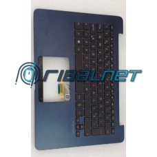 Teclado PT Asus UX430UN-1B Keyboard (PORTUGUESE) Module/AS (BACKLIGHT) TOP COVER W/ KEYB  BLACK BLUE  BL ( NO TP) - TOP COVER