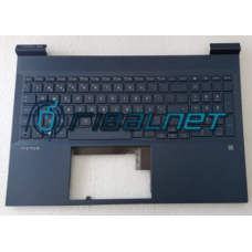Teclado HP TOP COVER PFB W KB RTX BL PORT BLUE TOP COVER BLUE W/KEYB BLUE LETTERS WHITHE BL ( NO TP)