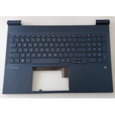 Teclado HP TOP COVER PFB W KB RTX BL PORT BLUE TOP COVER BLUE W/KEYB BLUE LETTERS WHITHE BL ( NO TP)