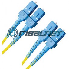 PATCH CORD F.O. SC/SC 3m DUPLEX 9/125  FOSCSC3DMY OPTICAL FIBER PATCH CORD