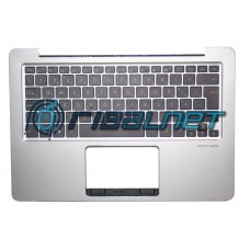 Teclado PT Asus UX330UA-1A Top Cover Cinzento Claro c/Botão ON