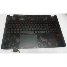 Teclado PT Asus GL552VW-3B Prateado c/Retroiluminação e TouchPad (Letras Vermelhas)