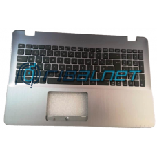 Teclado PT Asus Notebook X Series X542UN Top Cover Cinzento c/Botão ON