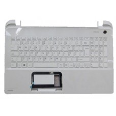 Teclado PT Toshiba L50-B Top Cover Branco s/TouchPad