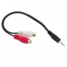 Cabo Jack 3.5mm M / 2xRCA F 25cm AUDIO