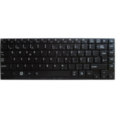 Teclado PT TOSHIBA Teclado black matt tile frame w/ Glossy Keys 