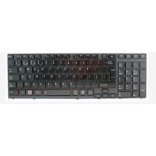 Teclado PT TOSHIBA Black with FRAME Glossy 